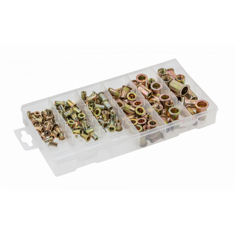 Набір заклепувальних гайок 150 шт Hogert (HT8G505)