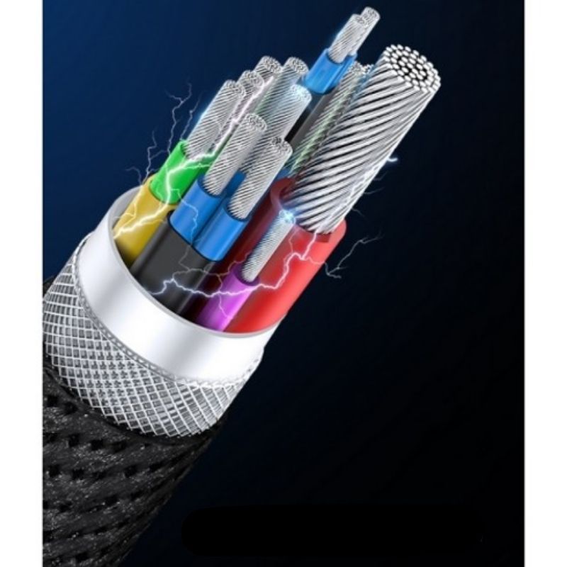 Кабель синхронізації Usams U41 Micro плетений кабель для передачі даних та зарядки 2м червоний (SJ396USB02)