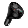 FM-модулятор в машину 3А 35W Hoco E87 Bluetooth/Type-C/USB черный (E87)