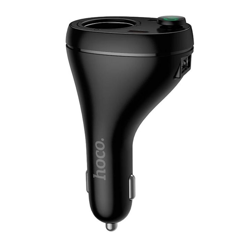 FM-модулятор в машину 3А 35W Hoco E87 Bluetooth/Type-C/USB черный (E87)