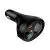 FM-модулятор в машину 3А 35W Hoco E87 Bluetooth/Type-C/USB черный (E87)