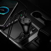 FM-модулятор в машину 3А 35W Hoco E87 Bluetooth/Type-C/USB черный (E87)