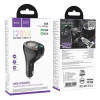 FM-модулятор в машину 3А 35W Hoco E87 Bluetooth/Type-C/USB черный (E87)