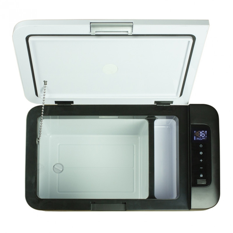 Портативный холодильник 18л BREVIA автохолодильник компрессорный пластиковый 12/24В 220В Белый (22200)