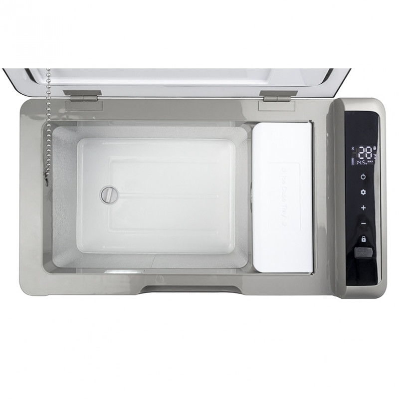 Автохолодильник компресорний 22л BREVIA портативний холодильник 2 камери 12/24В 220В -20°C +20°C (22120)