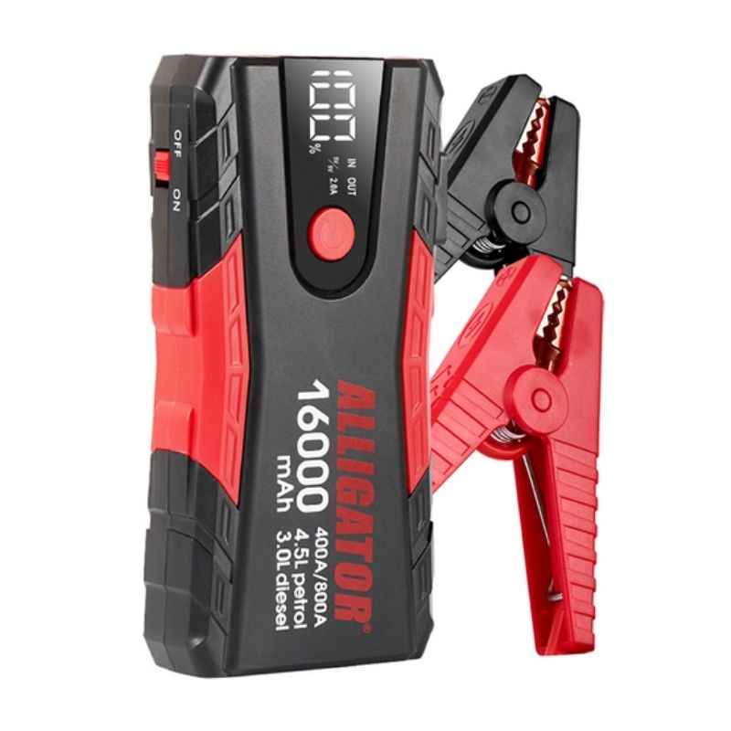 Пусковий пристрій Alligator 12В 400-800A з функцією Power Bank 16000mAh (JS840)