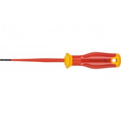 Отвёртка с плоской 3x100 мм, 1000V, SLIM, S2 (HT1S960-1)