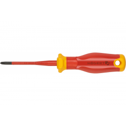 Отвертка phillips крестовая, PH1/SL5, 80 мм, 1000V, SLIM, S2 (HT1S973-1)