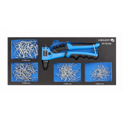 Набір заклепок із заклепником 201 шт. ложемент Eva Hogert (HT7G158)