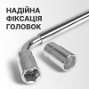 Ключ колесный телескопический 17-19мм Gearo L-образный (GE2201)