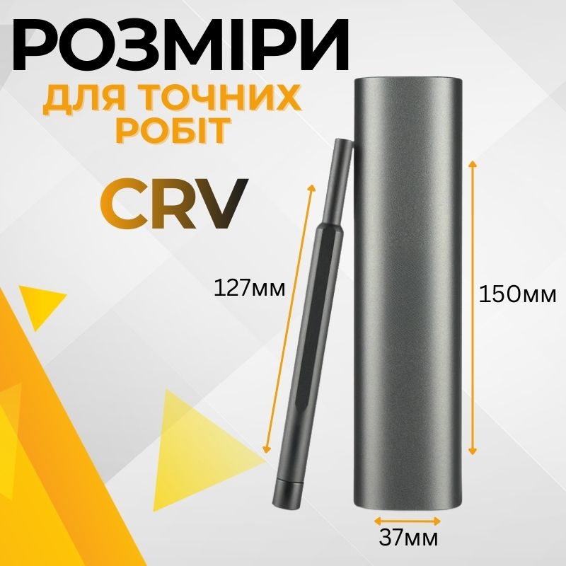 Отвертка с комплектом насадок для точных работ Gearo 46в1 52HRC серый (GE2103)