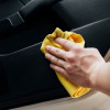 Салфетка для детейлинга микрофибра 40х40см 220 г/м² Gearo желтая 1шт (GE0912)