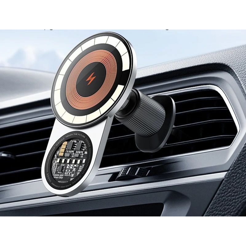 Тримач для телефону на дефлектор із бездротовою зарядкою (A81)