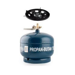 Набір газовий балон металевий GZWM BT-2 із газовим пальником Orgaz Stove EPK-630 для активного відпочинку 4.8л (NC00420)