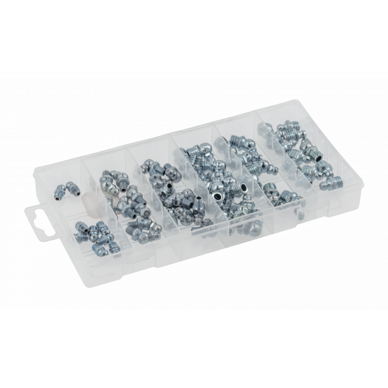 Набір мастильних ніпелів 110 шт Hogert (HT8G511)