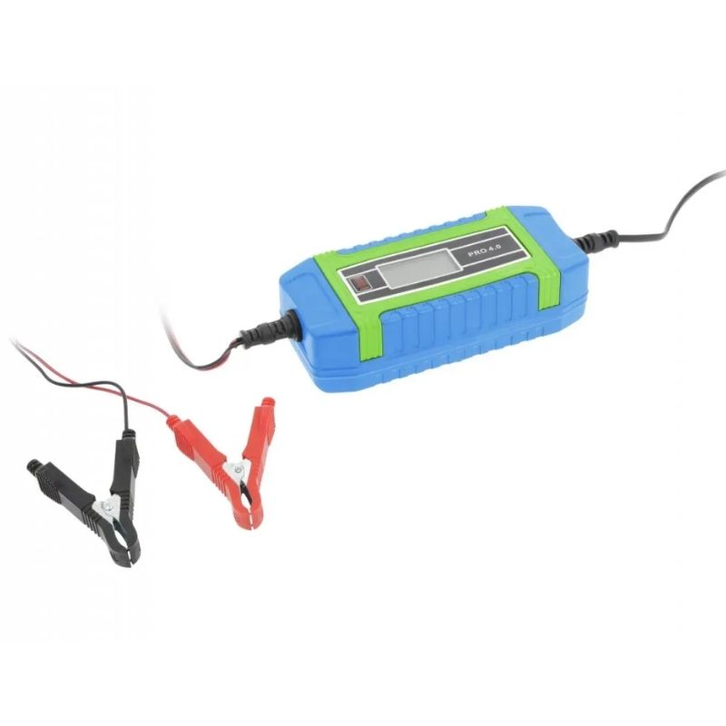 Зарядний пристрій імпульсний Hogert 6/12В 4А зарядка для акумуляторів 140Аг (HT8G610)