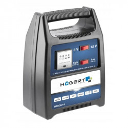 Зарядний пристрій трансформаторний Hogert 6/12В 12А зарядка для акумуляторів 20-200Аг (HT8G614)
