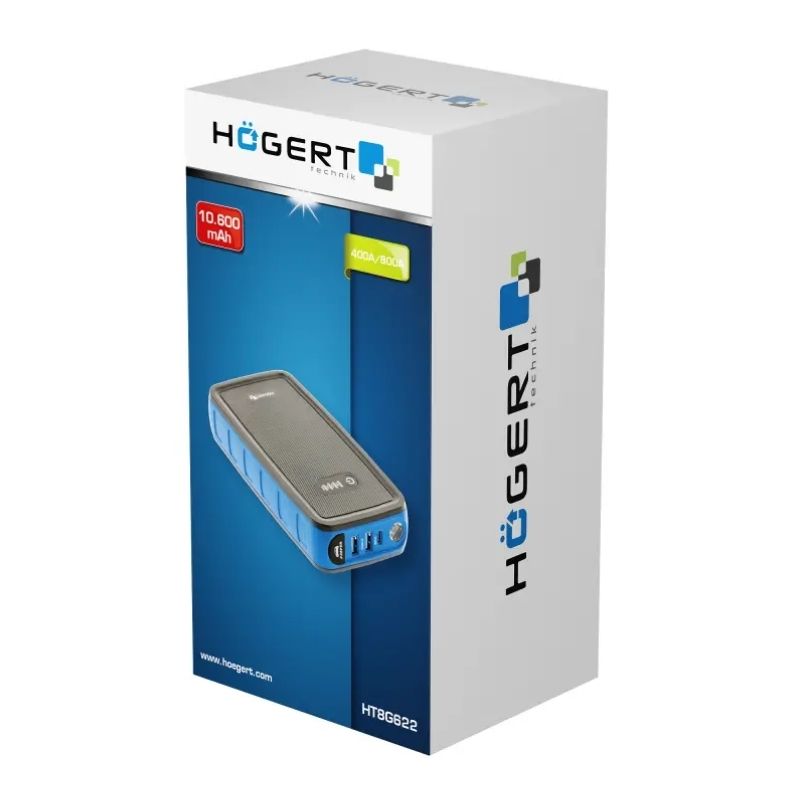 Пусковий пристрій імпульсний Hogert 12В 400-800A (HT8G622)