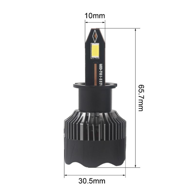 Светодиодные лампы H3 для авто Carlamp Nova Vision Led автолампы 6000 Lm 6500 K (NoVH3)