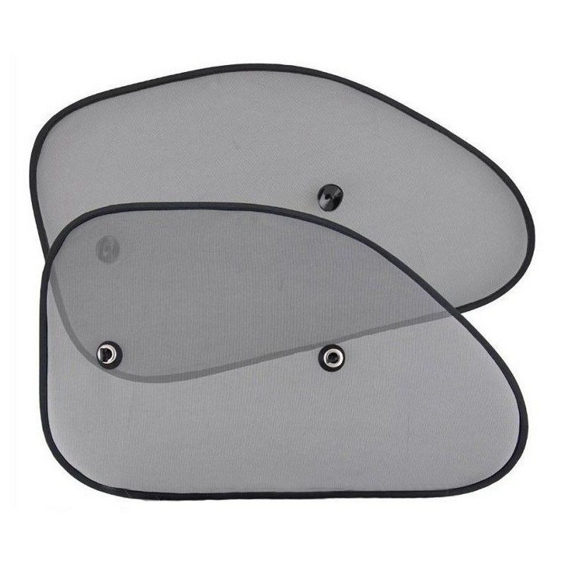 Автошторки сонцезахисні шторки на бокове скло 65х38см сітка CarLife 2шт (SS065)