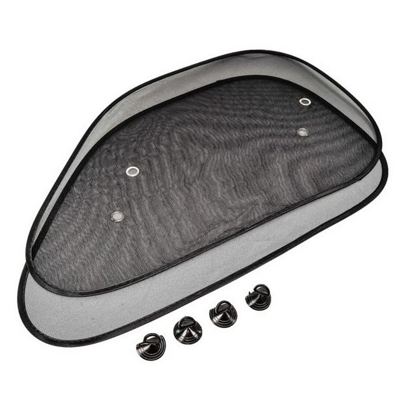 Автошторки сонцезахисні шторки на бокове скло 65х38см сітка CarLife 2шт (SS065)