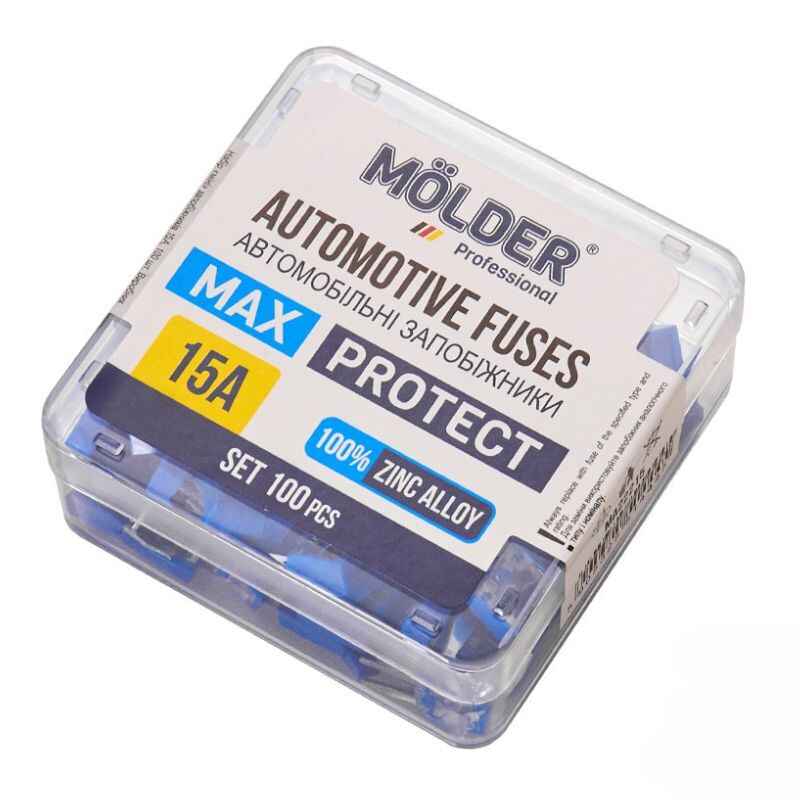 Запобіжники 15А Molder чорні 100шт (MA22215)