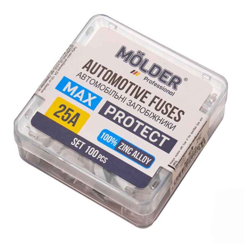 Предохранители 25А Molder черные 100шт (MA22225)