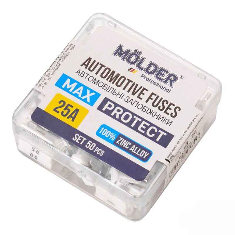 Запобіжники 25А Molder Колір стандарт 50шт (MA22325)