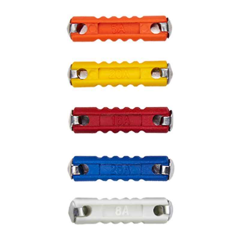 Запобіжники 5А 8А 16А 20А 25А Molder колір 10шт (MA22100)