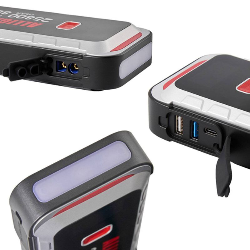 Пусковий пристрій Jump Starter 1500A/2500A 25800mAh Alligator бустер для авто з функцією Power Bank (JS847)