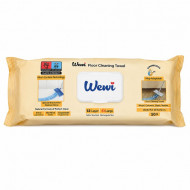 Вологі серветки для підлоги WEWI жовті 50 шт Арабське мило (1000396)