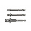 Набір адаптерів для торцевих головок 1/4", 3/8", 1/2" Hogert (HT1S445)