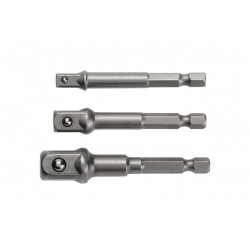 Набір адаптерів для торцевих головок 1/4", 3/8", 1/2" Hogert (HT1S445)
