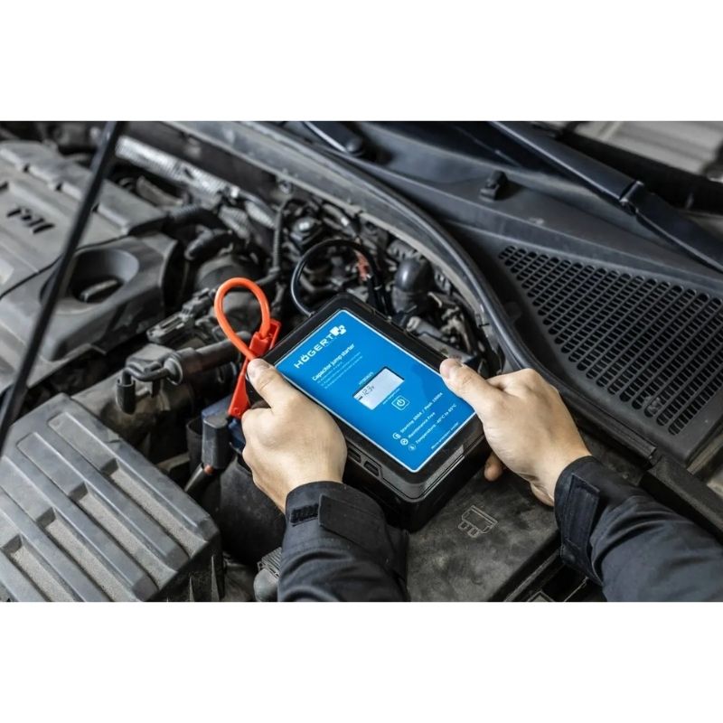 Пусковий пристрій конденсаторний Hogert 12В 500-1000A (HT8G625)