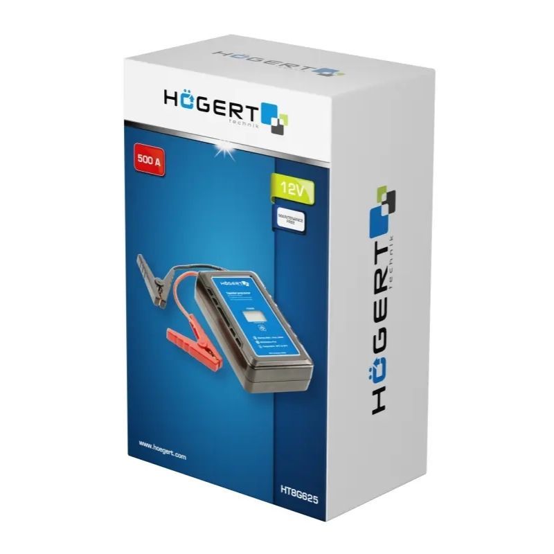 Пусковий пристрій конденсаторний Hogert 12В 500-1000A (HT8G625)