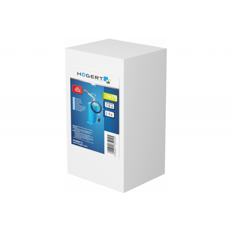 Нагнітач густого мастила Hogert 16л (HT8G913)