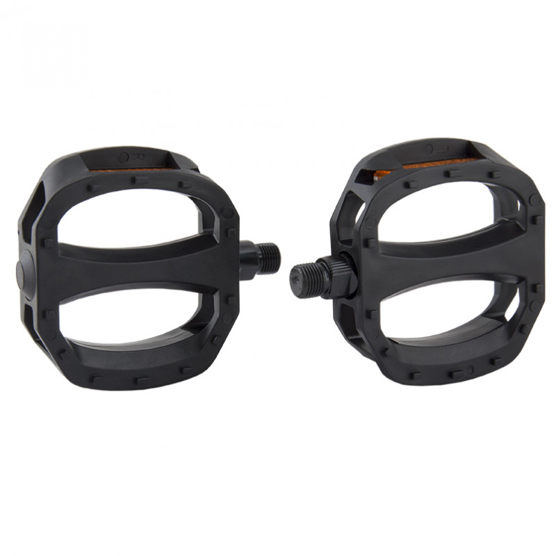 Велосипедні педалі GREY'S із поліпропілену чорні 2 шт (GR14190)