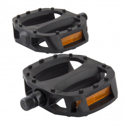 Велосипедні педалі GREY'S із поліпропілену чорні 2 шт (GR14190)