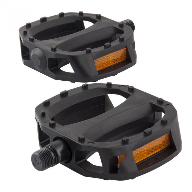 Велосипедні педалі GREY'S із поліпропілену чорні 2 шт (GR14190)