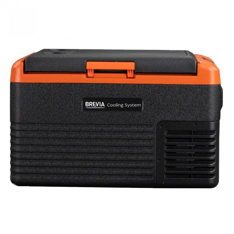 Портативный холодильник 30л BREVIA автохолодильник компрессорный пластиковый 12/24В 220В (22510)
