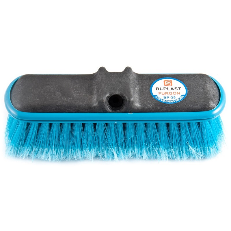 Щітка для миття автомобіля Bi-Plast Furgon без ручки ширина 25.5см чорно-синя (BP-35)