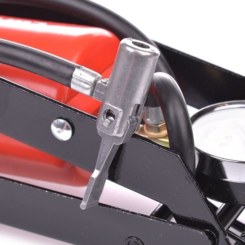 Насос ножний для автомобіля 10Атм CarLife однопоршневий (FP841)