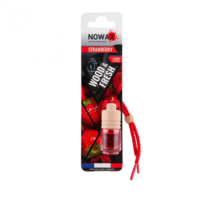 Ароматизатор до машини 5 мл Nowax Wood&Fresh - Strawberry (NX07712)