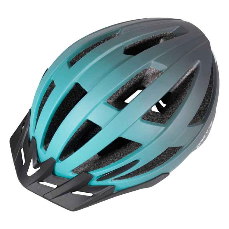 Шолом для велосипеда дорослий розмір М 54-58мм Grey's матовий зі знімним козирком і вентиляцією (GR21323)