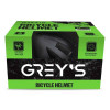 Шолом для велосипеда дорослий розмір М 54-58мм Grey's матовий зі знімним козирком і вентиляцією (GR21213)