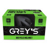 Шолом для велосипеда дорослий розмір L 58-61мм Grey's матовий зі знімним козирком і вентиляцією (GR21214)