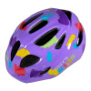 Шолом для велосипеда дитячий розмір M 54-58мм Grey's глянцевий з регулятором окружності фіолетовий (GR22323)