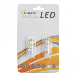 LED автолампа SOLAR 12V T10 W2.1x9.5d 9SMD 5050 white, 2шт (LS277_B2)