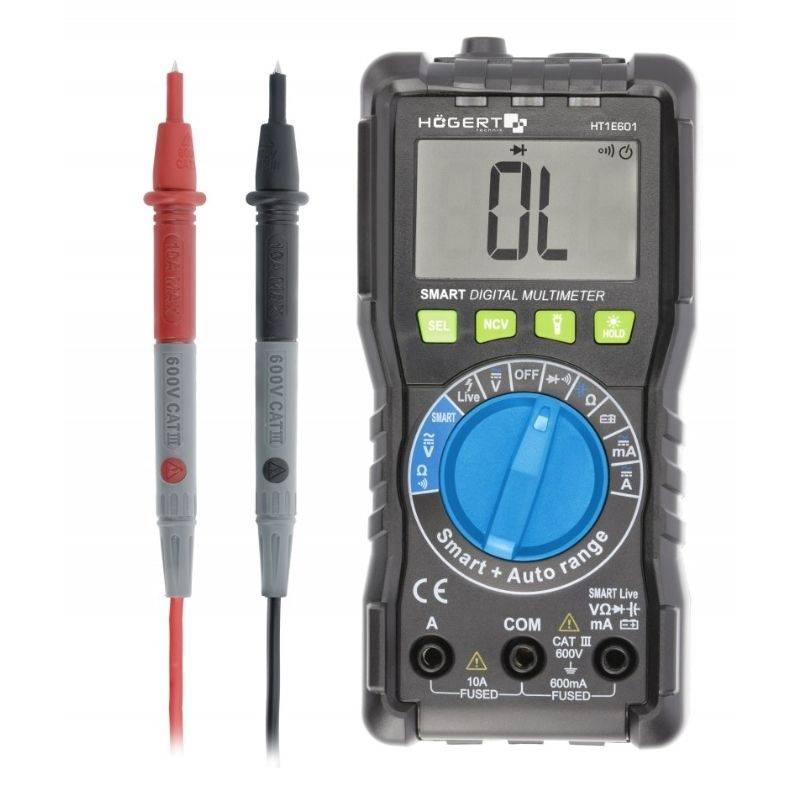 Цифровой мультиметр с технологией Smart Hogert (HT1E601)