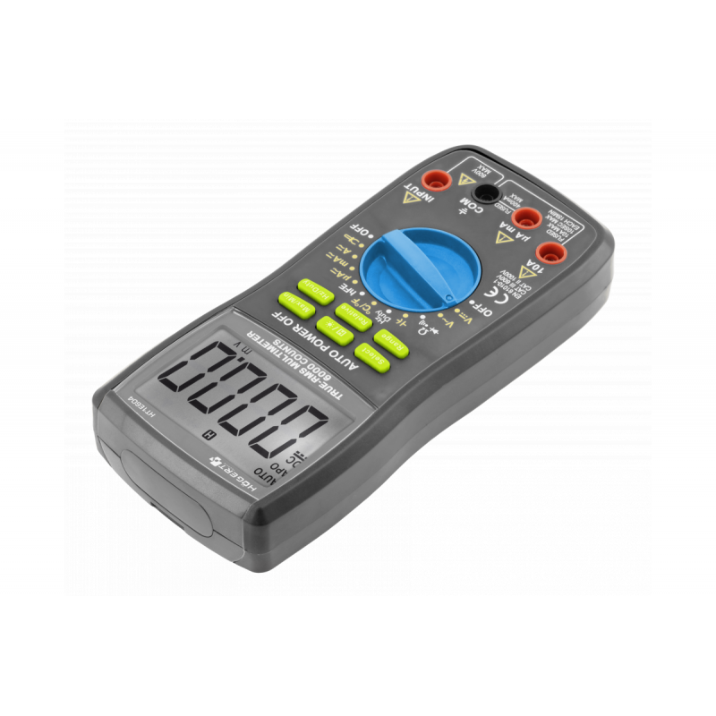 Цифровий мультиметр з магнітним утримувачем Hogert Auto Range (HT1E604)